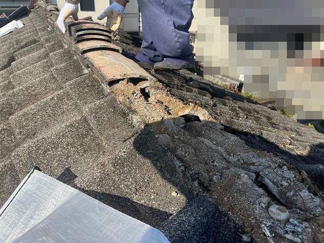 甲府市　屋根葺き替え工事